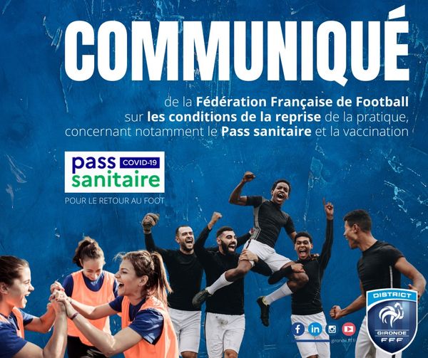 Voici les conditions pour la reprise au sein d’une association.[COMMUNIQUE FFF]