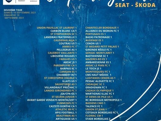 Nous recevrons l’Union Saint Jean pour le 2eme tour de Coupe de Gironde le diman