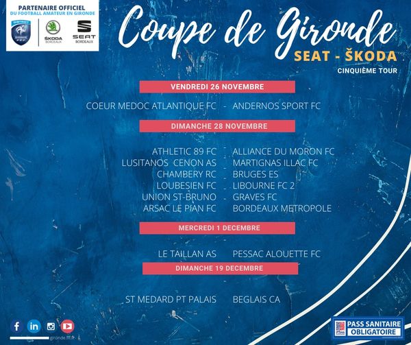 COUPE DE GIRONDE – SEAT / ŠKODA  Le 5ème Tour commence dès ce soir ! 🔍 Focus sur