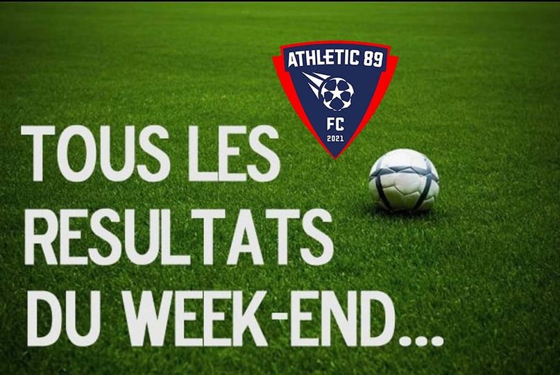 Salut à tous !  Voici les résultats de nos équipes pour ce Week-end 🔴⚪🔵
