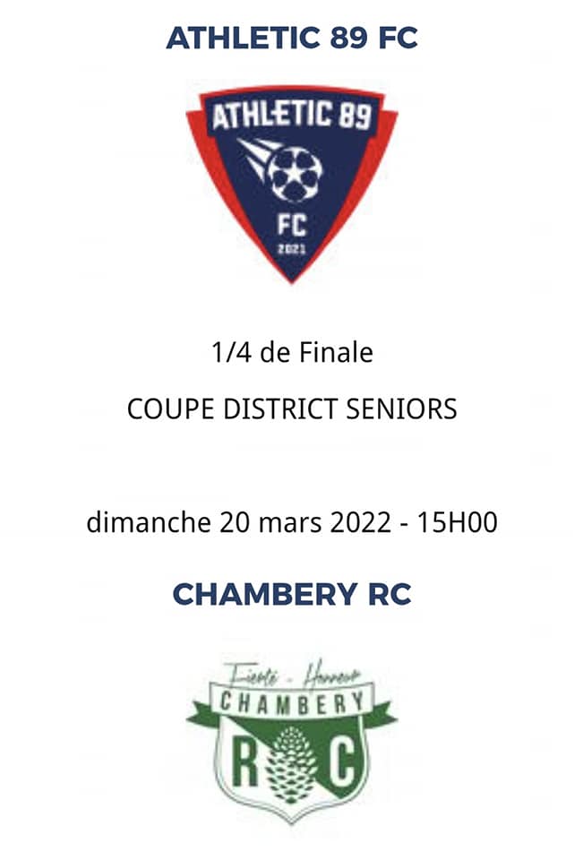 ⚽️🏆 Salut à tous ! Pour rappel le tirage de la coupe du district a été réalisé,